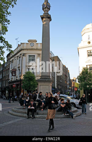 Seven Dials, im Bereich Covent Garden London, England. Stockfoto