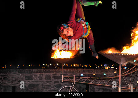 Stock Foto - Outdoor Zirkuskünstler. © George Sweeney/Alamy Stockfoto