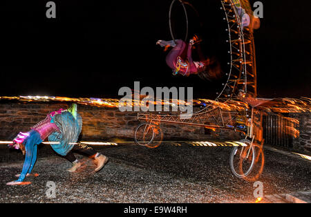 Stock Foto - Outdoor Zirkuskünstler. © George Sweeney/Alamy Stockfoto