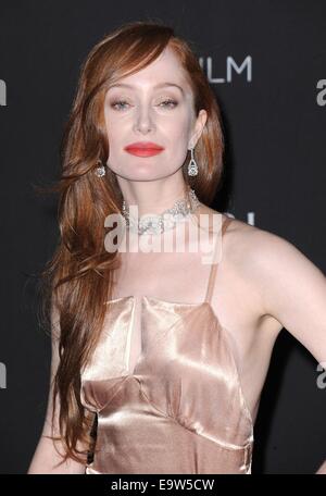 Los Angeles, CA, USA. 1. November 2014. bei der Ankunft für 2014 LACMA KUNSTFILM GALA, Los Angeles County Museum of Art, Los Angeles, CA 1. November 2014. Bildnachweis: Dee Cercone/Everett Collection/Alamy Live-Nachrichten Stockfoto