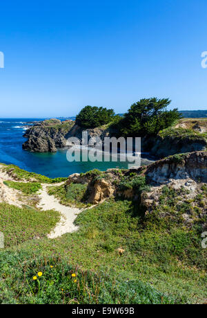 Küste in Mendocino, Mendocino County, Kalifornien, USA Stockfoto