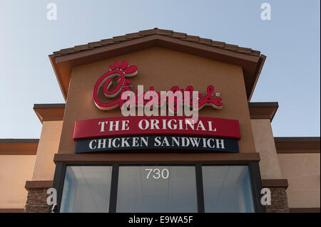 Chick-Fil-A-Restaurant befindet sich in Lady Lake Florida USA Stockfoto