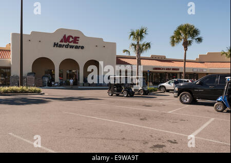 Ace Hardware befindet sich in Lady Lake Florida USA Stockfoto