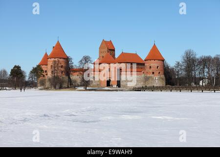 Trakai Burg Stockfoto