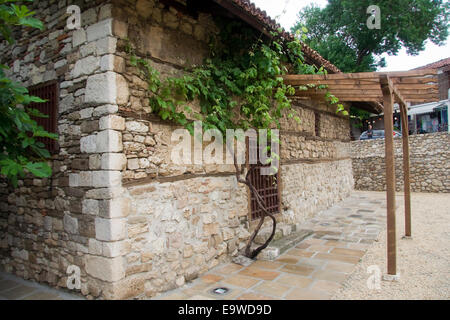 Die Kirche der Allerheiligsten Erlöser oder Sveti Spas in der UNESCO-Welterbe Stadt Nessebar, Bulgarien Stockfoto