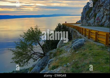 Kuestenstrasse Makarska - Küstenstraße Makarska 05 Stockfoto