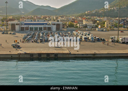 Hafen von Igoumenitsa Stockfoto