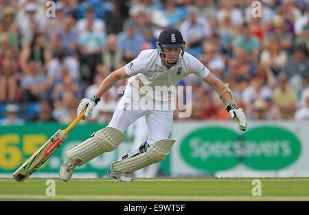 Cricket - Sam Robson von England in Aktion während der Investec zweite Test-match gegen Sri Lanka in Headingley 2014 Stockfoto