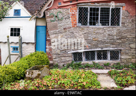 Ein kleines korruptes Haus tief in Herefordshire, Großbritannien Stockfoto