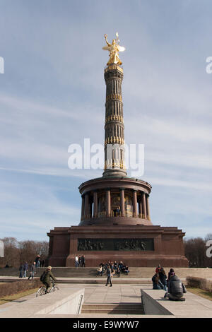 Siegessäule Berlin Deutschland Stockfoto