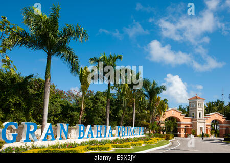 Dominikanische Republik, Osten, Punta Cana, Bavaro, Grand Hotel Bahía Príncipe Stockfoto