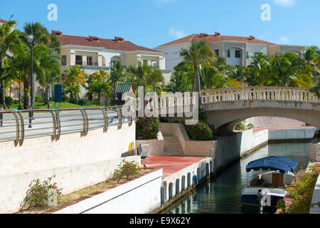 Dominikanische Republik, Osten, Punta Cana, Cap Cana Stockfoto