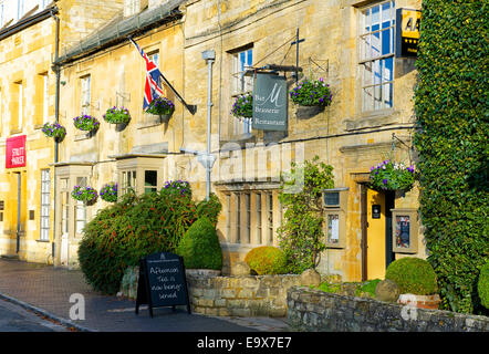 Das Manor Hotel in Moreton-in-Marsh, Gloucestershire, England UK Stockfoto