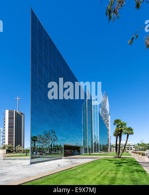 Philip Johnson entworfen Crystal Cathedral in Garden Grove, Orange County, Kalifornien, USA Stockfoto