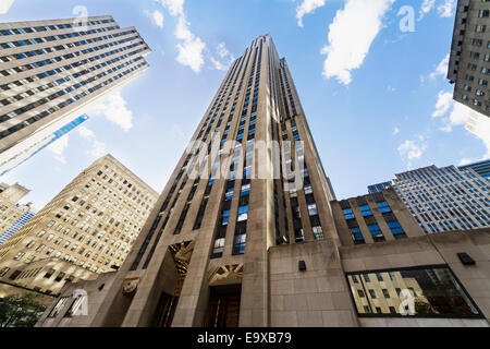 Rockefeller Center in New York City, New York, Vereinigte Staaten Stockfoto