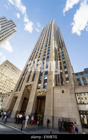 Rockefeller Center in New York City, New York, Vereinigte Staaten Stockfoto