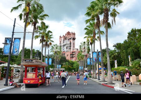 Hollywood Tower Hotel Fahrt, Hollywood Studios, Disney World Resort, Orlando, Florida Stockfoto