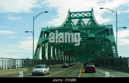 Montreal, Quebec-Kanada, Victoria Brücke Stockfoto