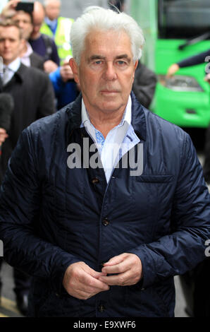 Max Clifford kommt in Southwark Crown Court Featuring: Max Clifford Where: London, Vereinigtes Königreich bei: 2. Mai 2014 Stockfoto