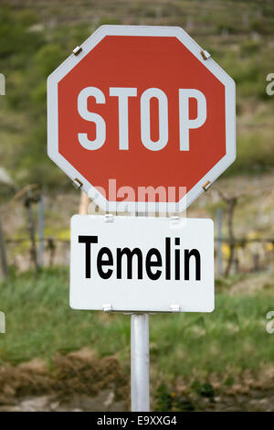 Auszug aus der Kernenergie. Ende der Kernkraftwerke in Europa. Stockfoto