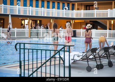 Frankreich, Paris, Hotel Molitor-Schwimmbad Stockfoto