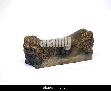 Alte Keramik-Objekte-Kissen Stockfoto