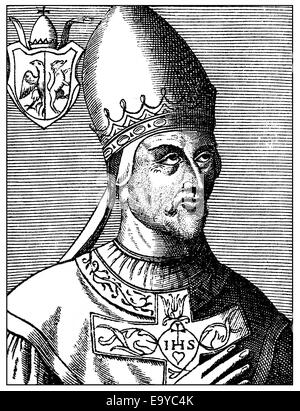 Papst Gregory VIIor Gregorius VII, geboren Hildebrand von Sovana, Ildebrando da Soana, Papst von 1073 bis 1085 Papst Gregor VII., geb Stockfoto