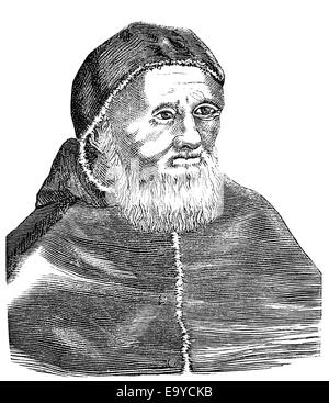 1443-1513, Spitznamen, der gefürchteten Papst, der Papst Krieger geboren Giuliano della Rovere, Papst von Papst Julius II oder Iulius II Stockfoto