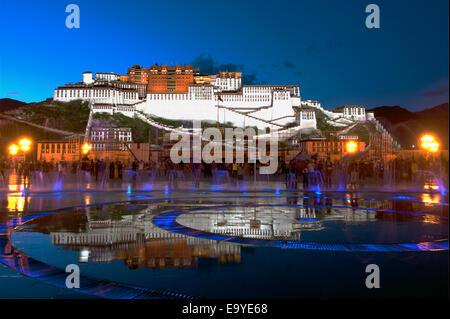 Potala-Palast in Tibet Stockfoto