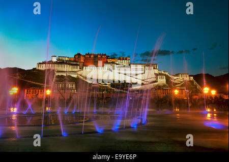 Potala-Palast in Tibet Stockfoto