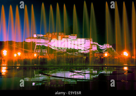 Potala-Palast in Tibet Stockfoto