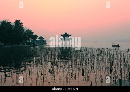 Schöne Westsee in Hangzhou, Provinz Zhejiang Stockfoto