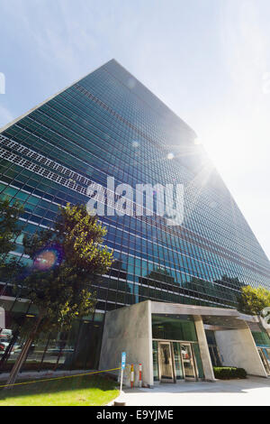 Gebäude der Vereinten Nationen, New York City, New York, Vereinigte Staaten von Amerika Stockfoto