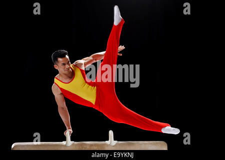 Junge Sportler Stockfoto
