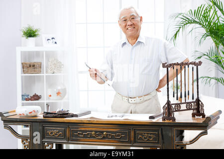 Portrait von älteren Mann Stockfoto