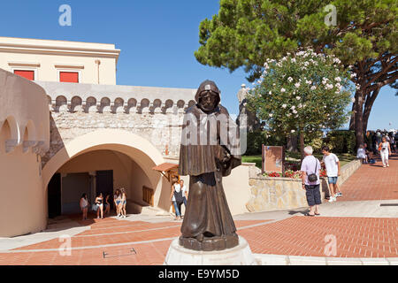 Statue von Grimaldi, Place du Palais, Monaco Ville, Fürstentum Monaco, ´ Cote Azur Stockfoto