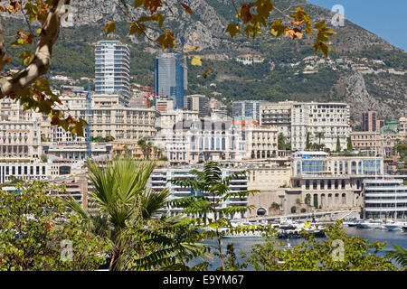 ´ Hochhäuser, Fürstentum Monaco, Cote Azur Stockfoto