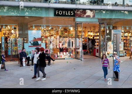 Foyles Bookshop im Londoner Southbank Centre, South Bank, Stockfoto