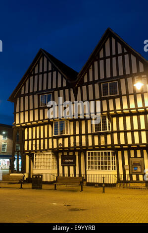 Das Runde Haus in der Abenddämmerung, Evesham, Worcestershire, England, UK Stockfoto