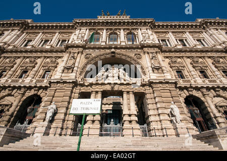 Palast der Justiz, Gerichtsgebäude, Palazzo di Giustizia, Palazzaccio, Rom, Latium, Italien Stockfoto