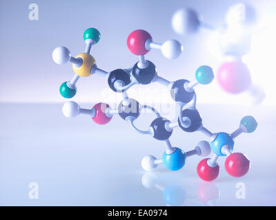 Molekülmodell Stockfoto