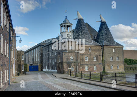 Drei Mühlen Insel, London Stockfoto