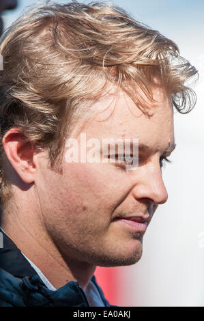 Nico Rosberg, Fahrer für das Mercedes AMG Petronas Formel1 Team, gesehen am Circuit of the Americas, Austin, Texas. Stockfoto