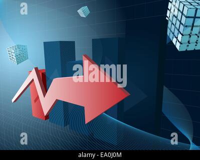 Vektor-abstrakte Business-Hintergrund Stock Vektor