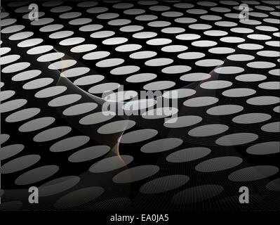 Vektor-schwarz / weißen abstrakte gestrichelten Hintergrund Stock Vektor