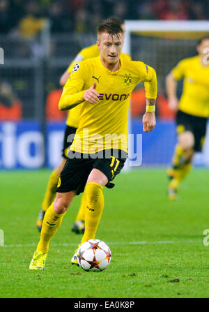 Dortmund, Deutschland. 4. November 2014. Fußball, Fußball, Deutschland, UEFA Champions League, Saison 2014/2015, Gruppe D, 4. Spieltag, Signal Iduna Park, Borussia Dortmund, BVB Vs Galatasaray Istanbul 4:1; Marco Reus (BVB). Bildnachweis: UKraft/Alamy Live-Nachrichten Stockfoto