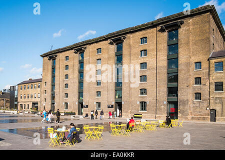 Altes Kornhaus Gebäude Granary Square - London Stockfoto