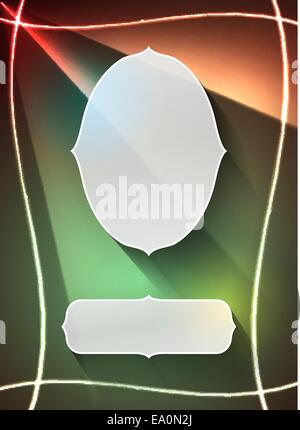 Vektor-Vintage-Hintergrund mit Textfreiraum, eps10 Datei, Verlaufsgitter und Transparenz verwendet Stock Vektor