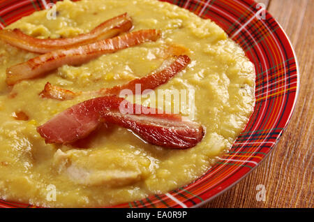 Artsoppa Erbsensuppe - Ärtsoppa Stockfoto