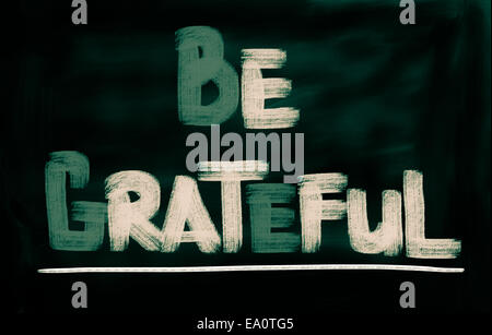 Konzept, handschriftlich mit Kreide - Farbbild Stockfoto